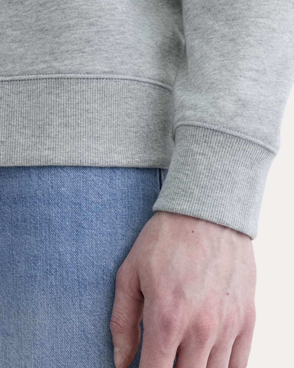 The Off-Duty Terry Crew | Heathered Grey – Everlane