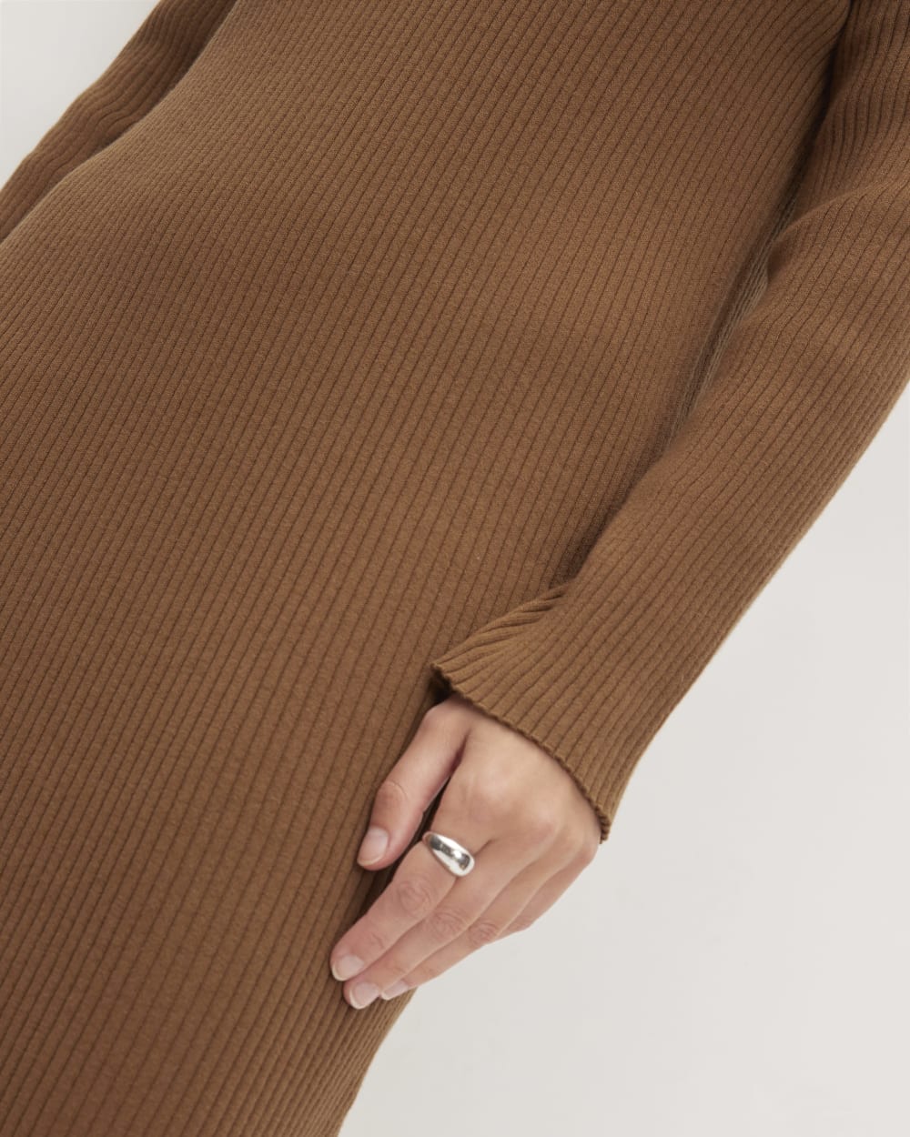 The Cotton-Merino Turtleneck Dress | Rich Camel Everlane The Cotton-Merino Turtleneck Dress | Rich Camel Everlane