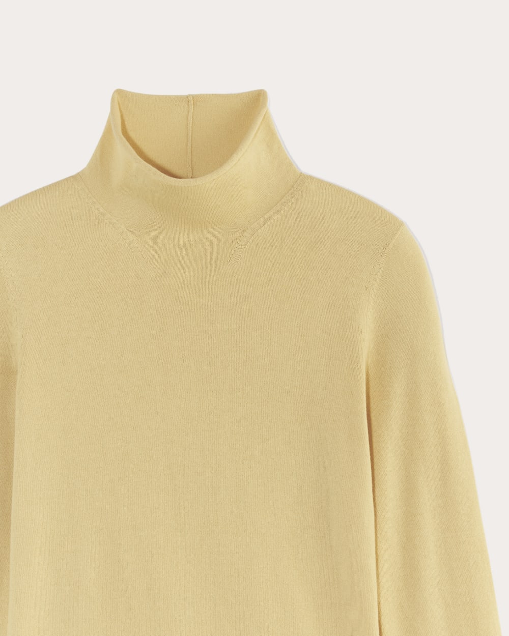 The Funnel Neck in Cotton Cashmere Parsnip – Everlane