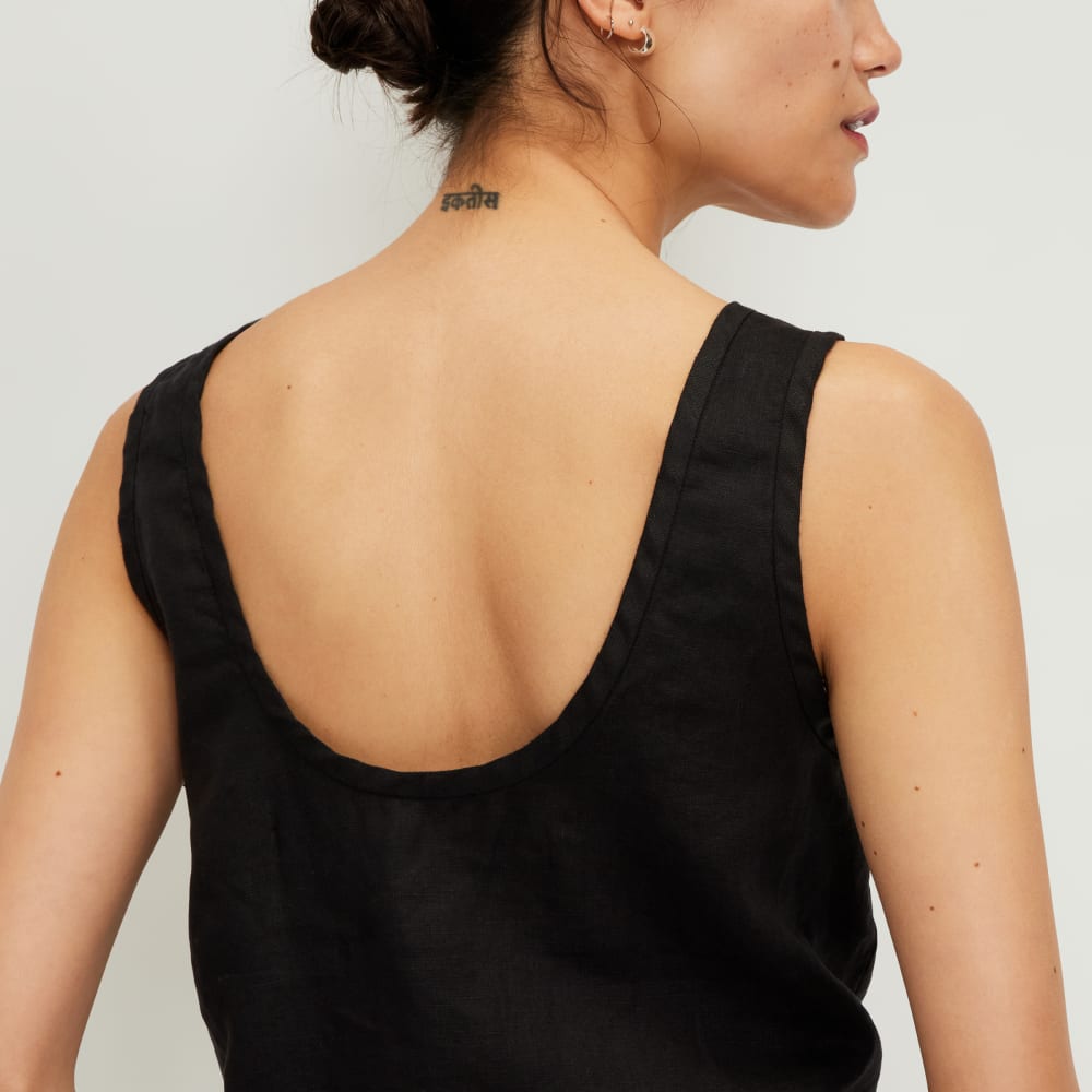 womens-linen-scoop-neck-tank-black