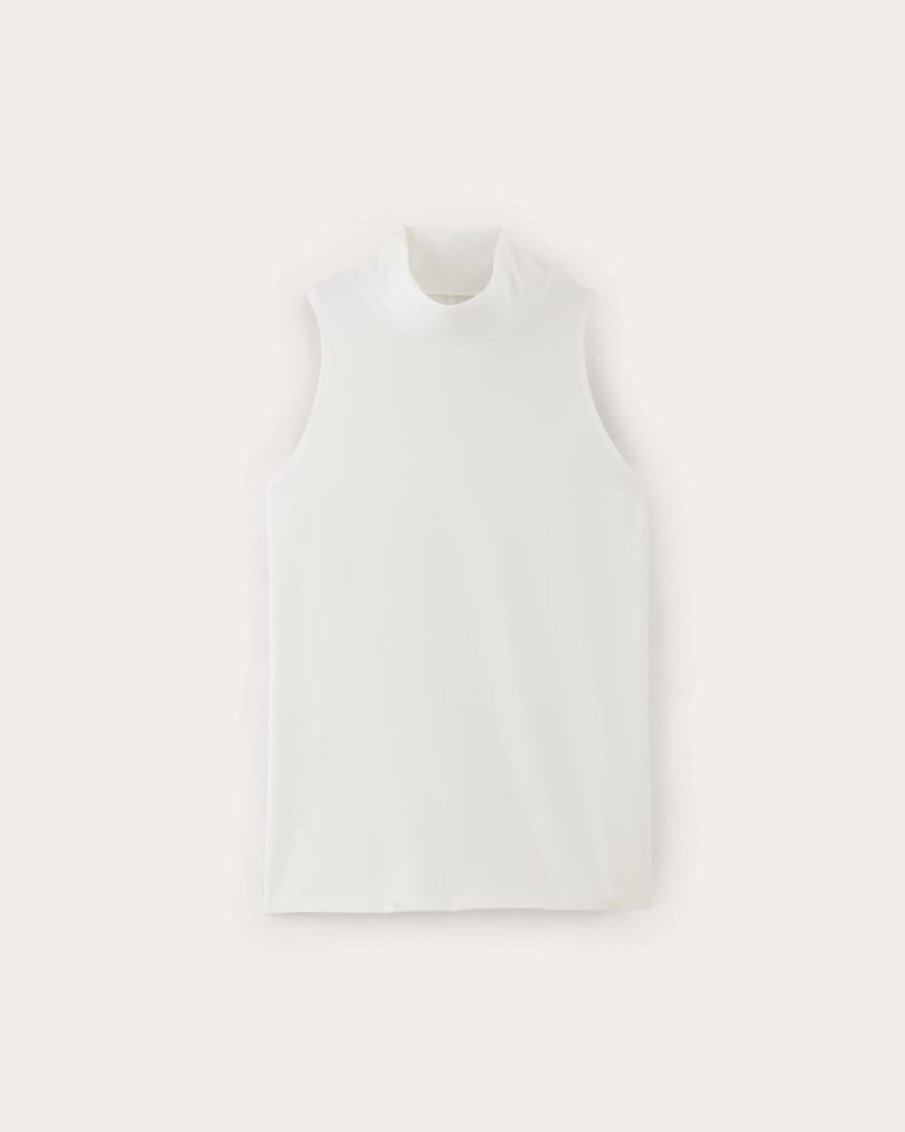 The Form Mock-Neck Tank | White – Everlane