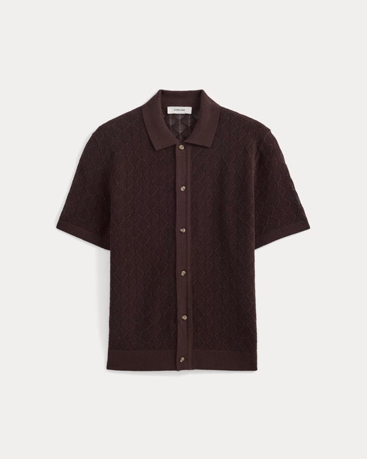mens-open-knit-resort-shirt-coffee-bean | primary
