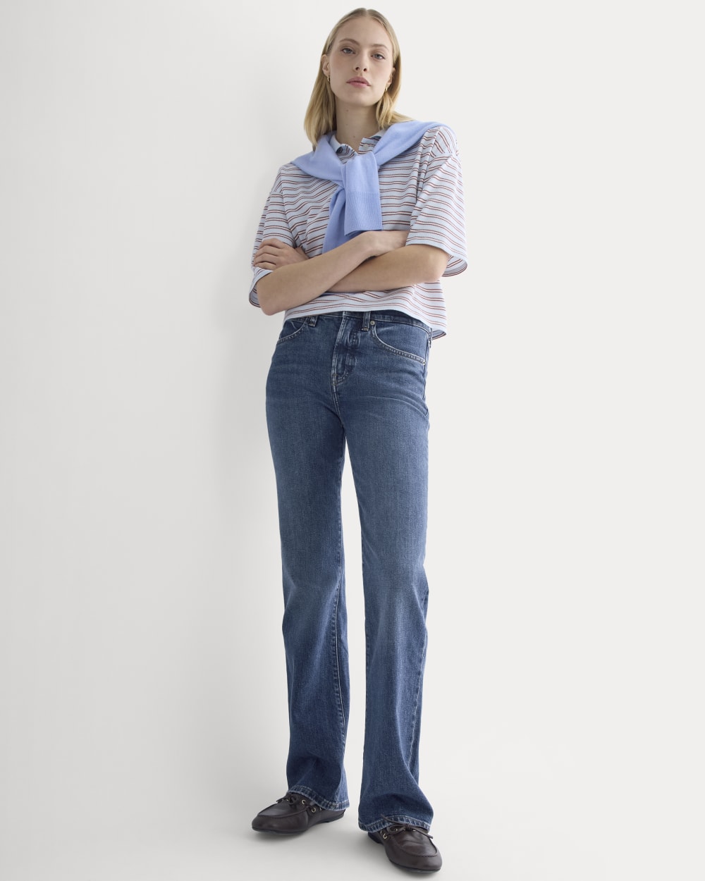 womens-high-rise-slim-bootcut-jean-dark-indigo | primary