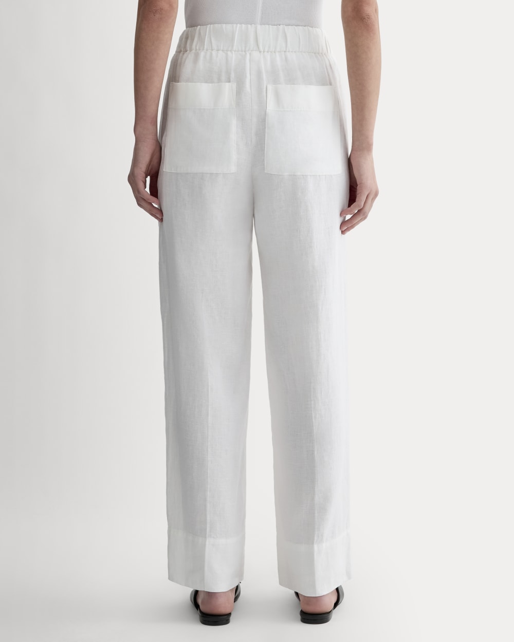 The Linen Easy Pant | White Everlane The Linen Easy Pant | White Everlane