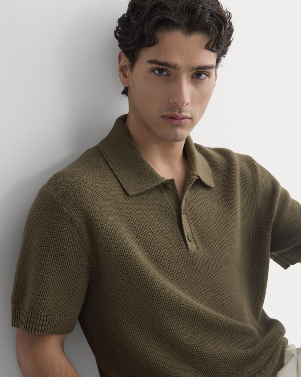 Seed Stitch Polo | Beech – Everlane