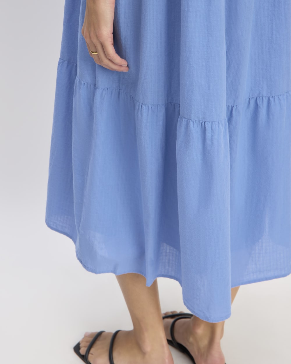 women tiered dress The Gauze Tiered Dress
