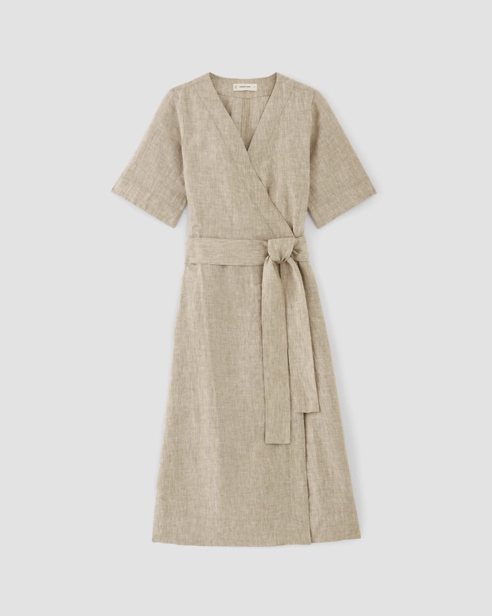 The Wrap Dress in Linen | Cornstalk Chambray Everlane The Wrap Dress in Linen | Cornstalk Chambray Everlane