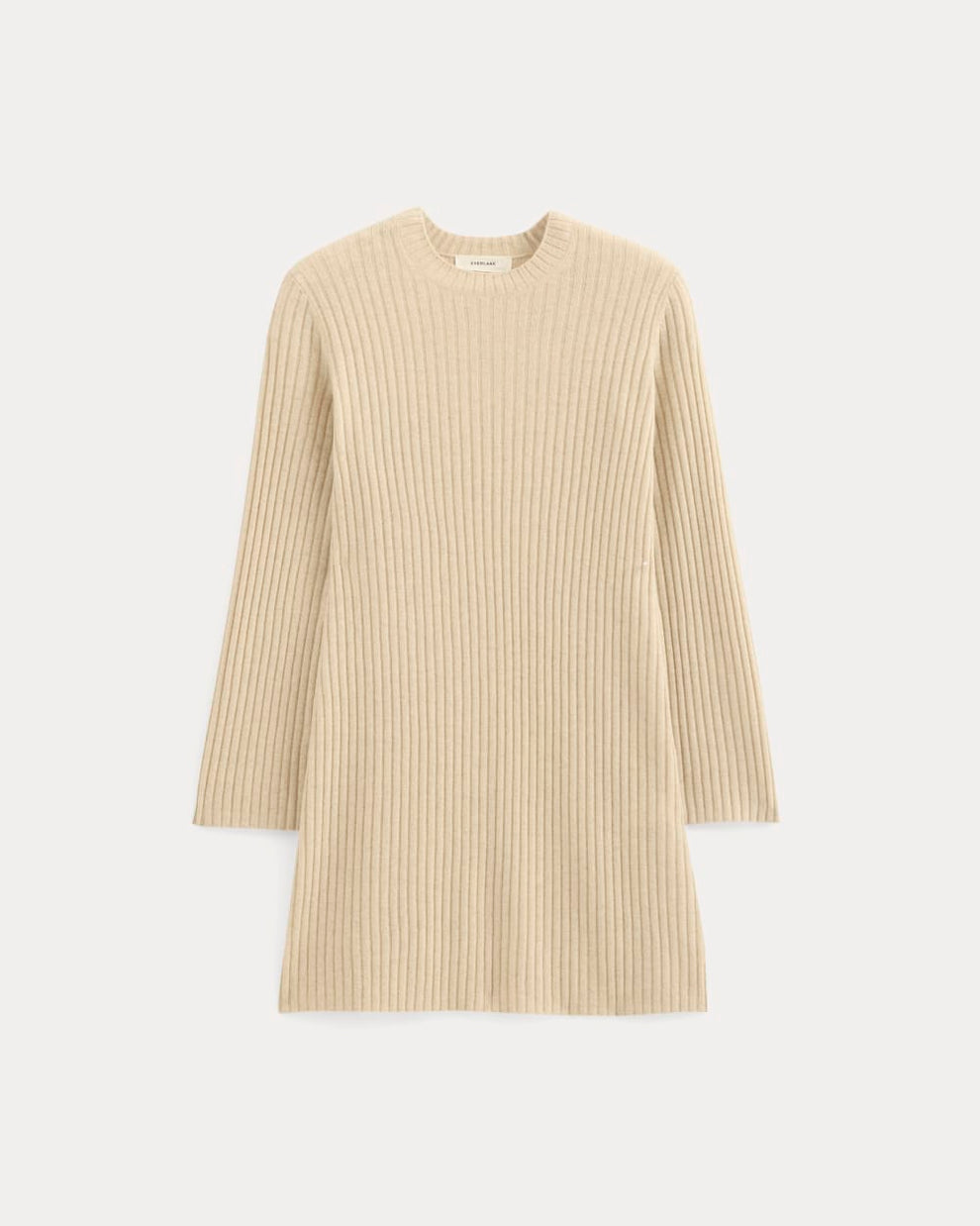 Cashmere Long-Sleeve Mini Dress