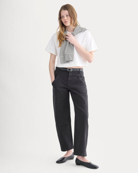 womens-twill-yoke-barrel-pant-black | primary