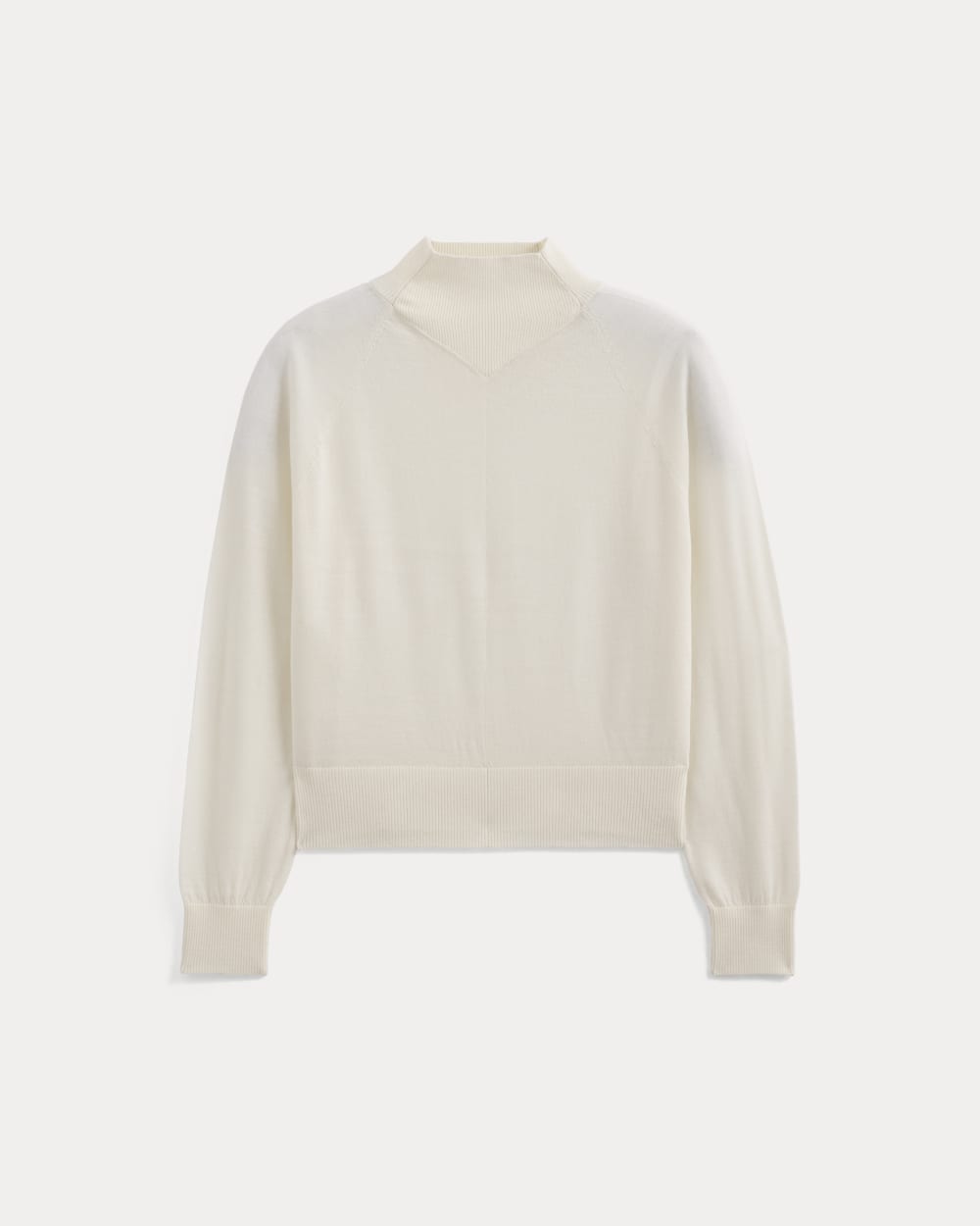 Mockneck Sweater In Ultrafine Merino