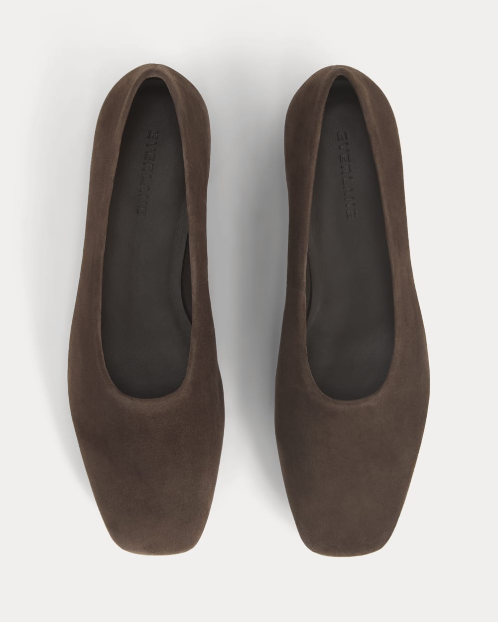 Everlane Gallery Square-Toe Flat In Deep Brown, Size 7, Italian Leather Everlane Gallery Square-Toe Flat In Deep Brown, Size 7, Italian Leather