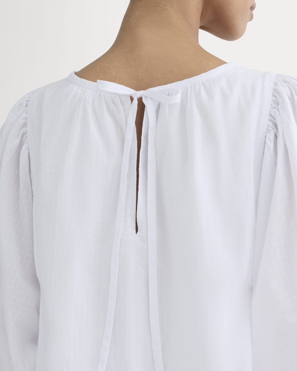 womens-gauze-puff-sleeve-mini-dress-white