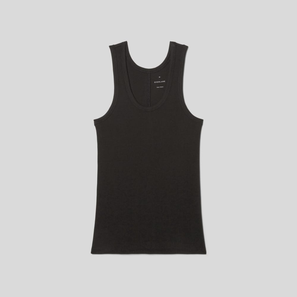 The Luxe Rib Tank | Black – Everlane