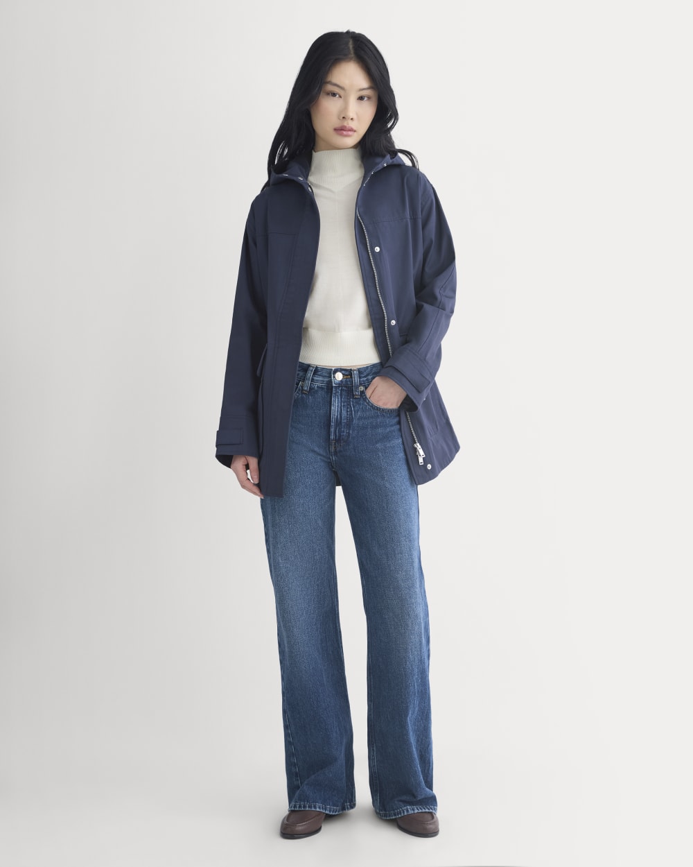 Hooded Field Jacket | Navy – Everlane Hooded Field Jacket | Navy – Everlane