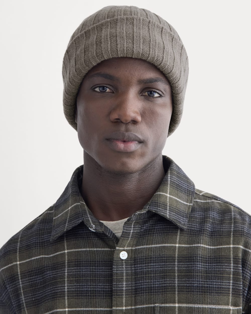 Chunky Ribbed Beanie | Taupe Melange – Everlane