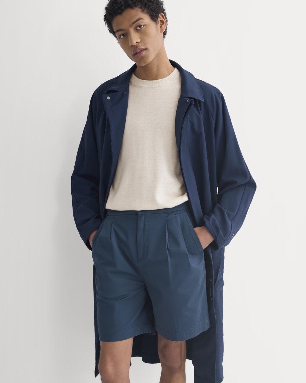 Pleated Easy Short | Midnight Navy – Everlane