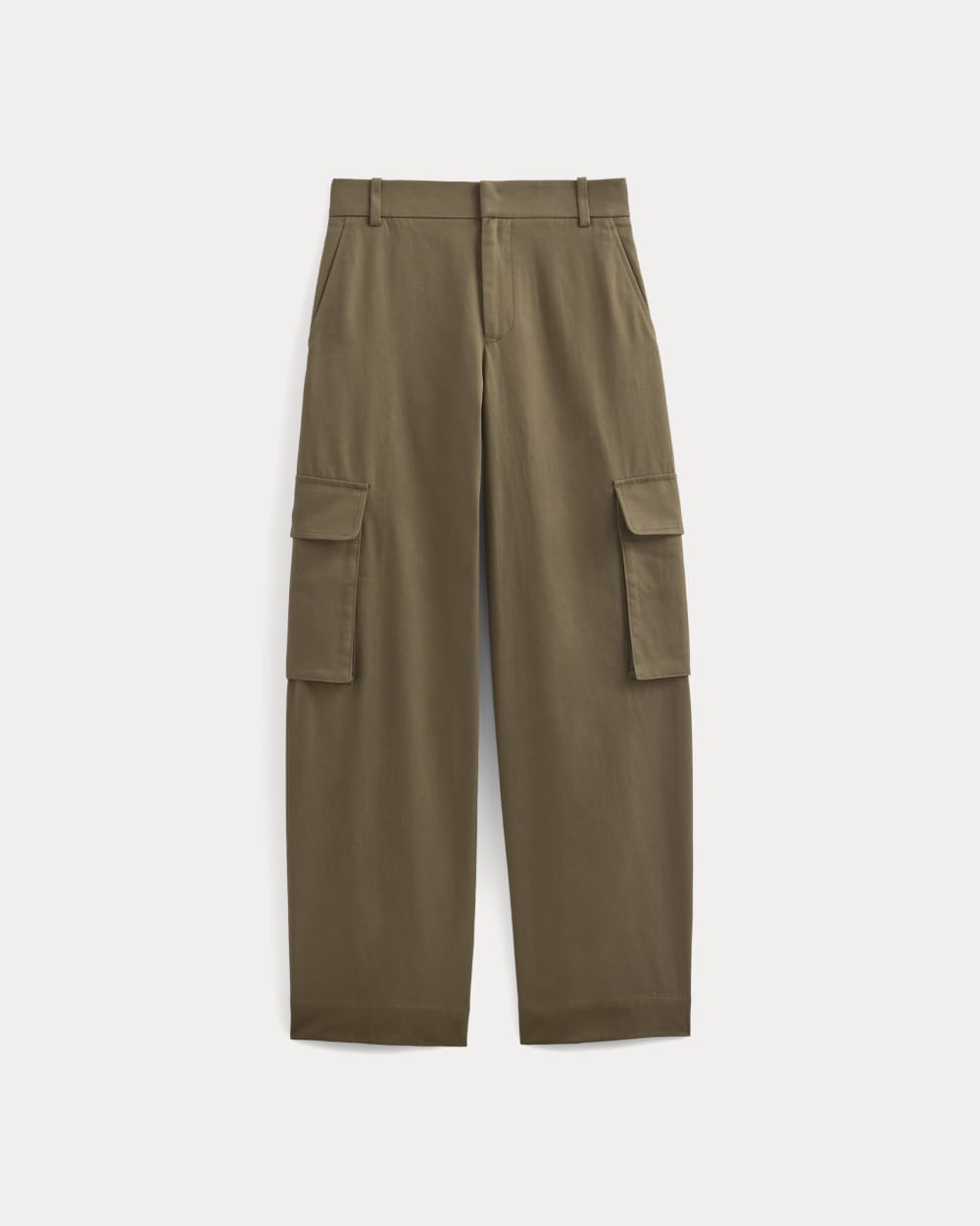 Wide-Leg Cargo Trouser in Buttersmooth | Deep Taupe – Everlane