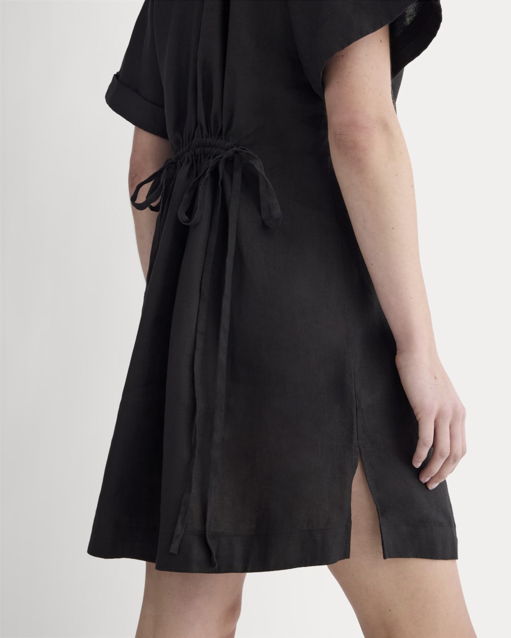 Everlane Popover Dress, Linen, Black, Size Small Everlane Popover Dress, Linen, Black, Size Small