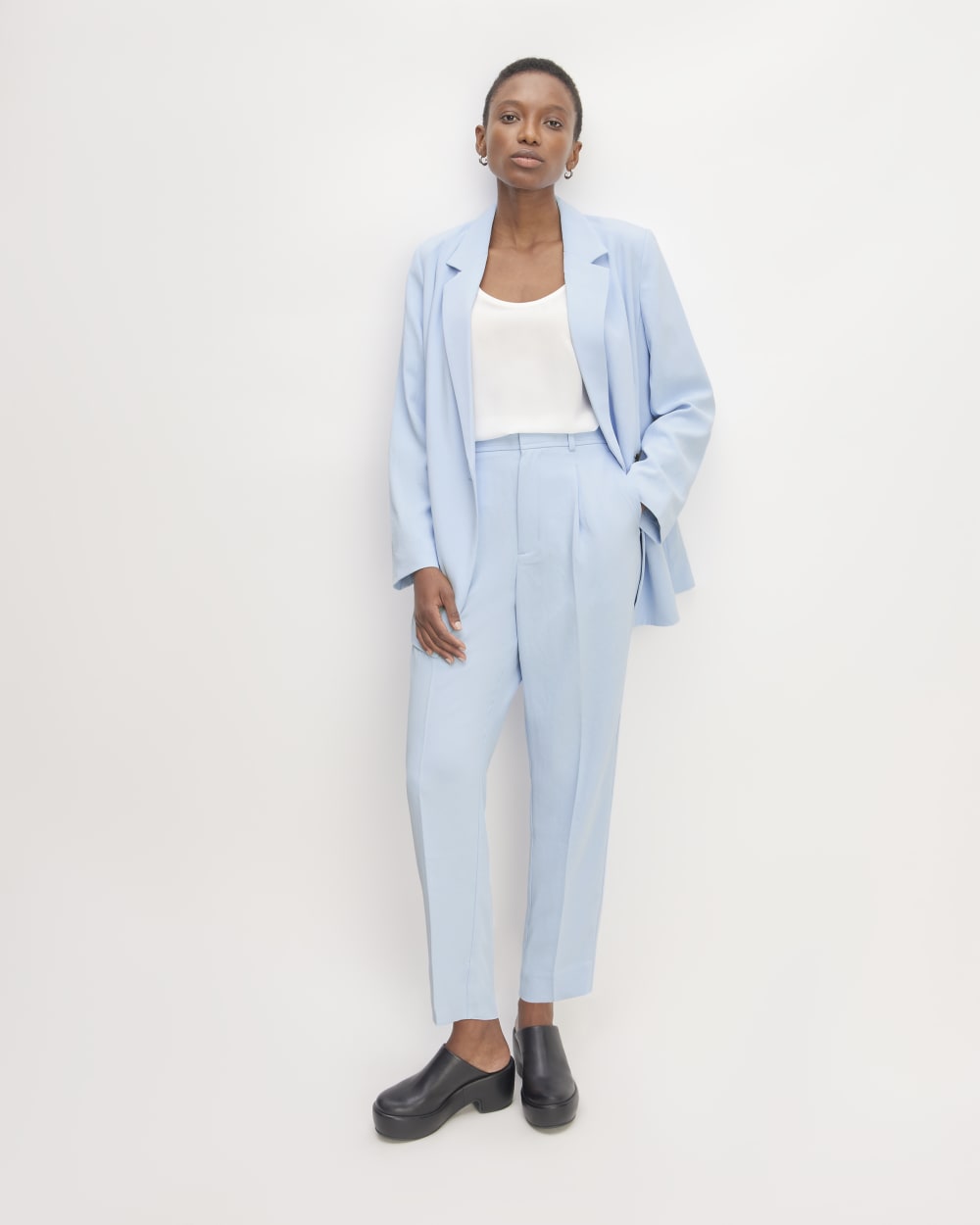 womens-triacetate-way-high-drape-pant-chambray-blue | primary