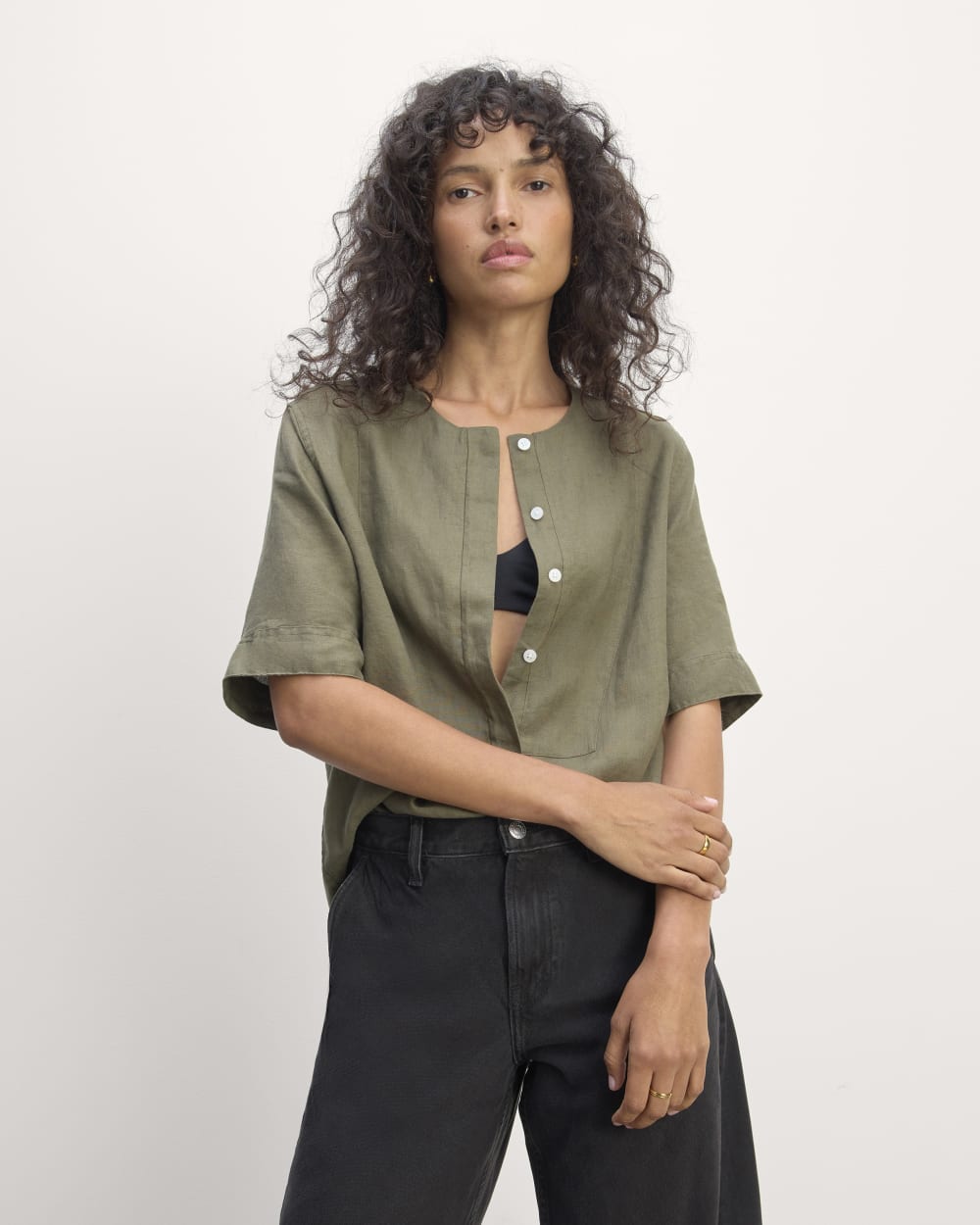womens-linen-ss-bib-shirt-kalamata | primary