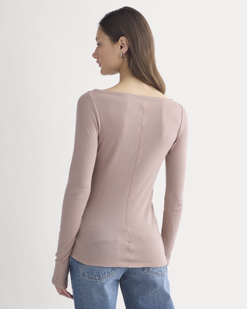 Tissue Boatneck Top | Dusty Rose – Everlane