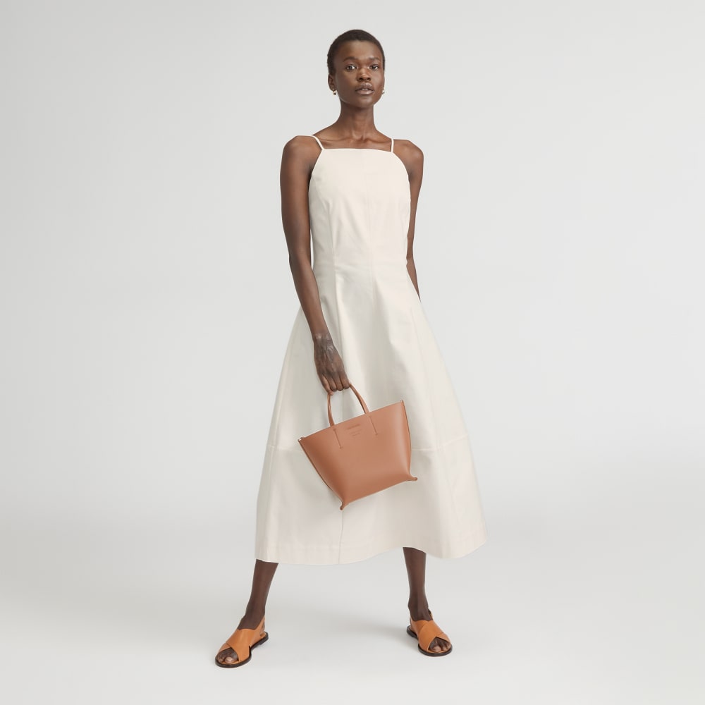 womens-structured-cotton-bell-dress-bone | primary