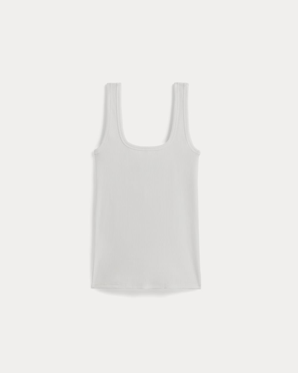 トップス draw drawers boat neck tanktop white The Luxe Rib Square-Neck Tank | White – Everlane