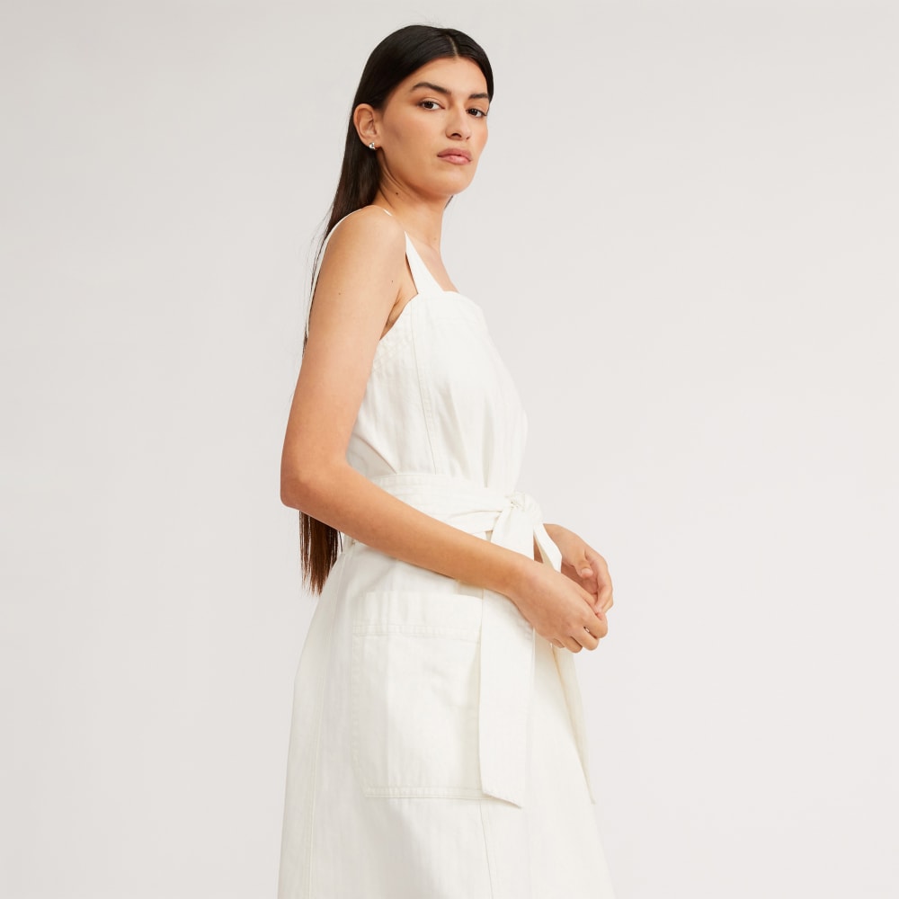 everlane organic cotton waisted dress Exclusive: Everlane's Elevated New Dresses, Tested and Reviewed
