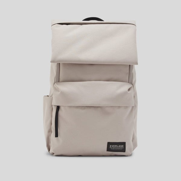 The ReNew Transit Backpack | Warm Quartz (with label) – Everlane display picture 2