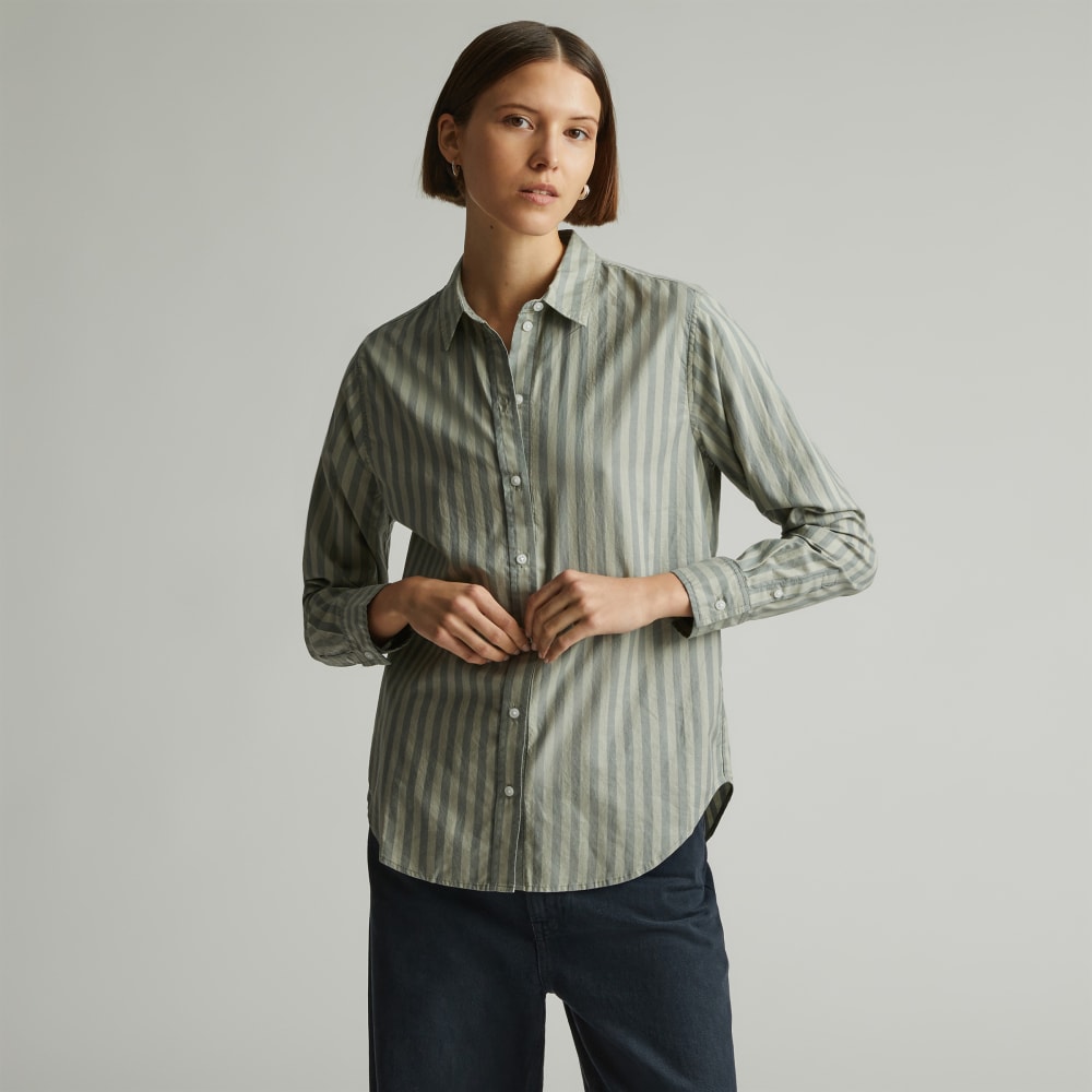 womens-silky-cttn-relaxed-shirt-green-balsam-seagrass | primary