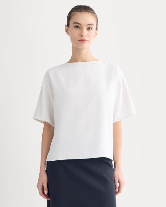 womens-drapey-crepe-top-birch | primary