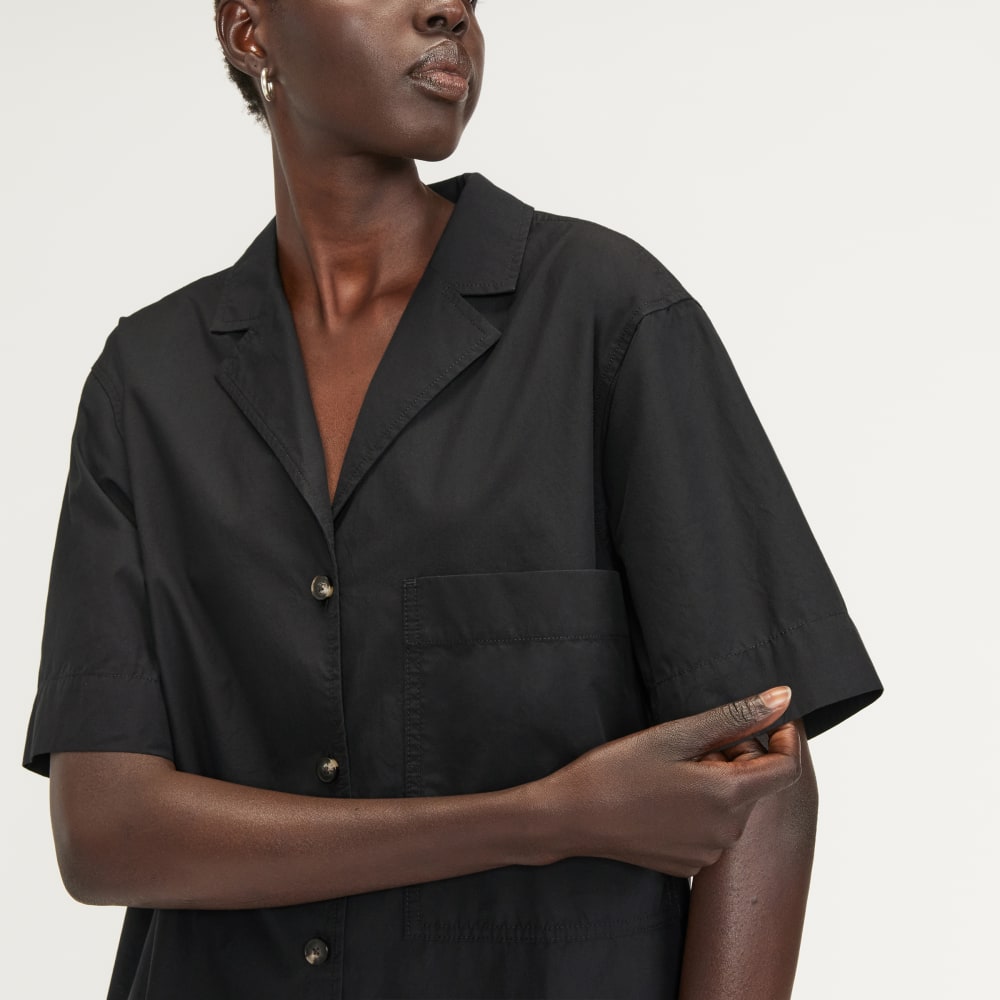 womens-poplin-camp-shirt-black