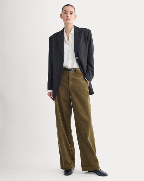 Corduroy Wide-Leg Trouser | Beech – Everlane