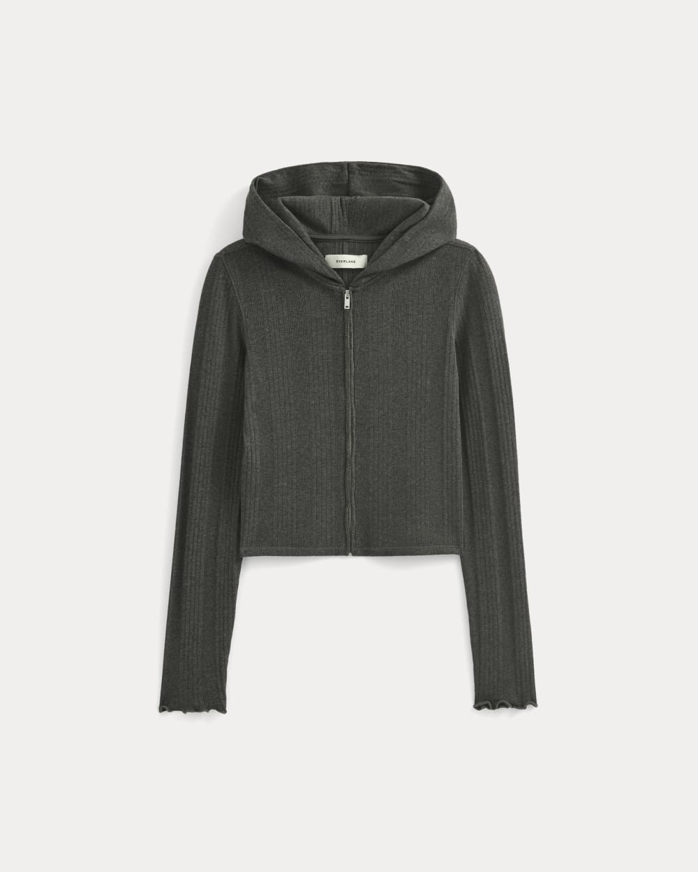 Lounge Rib Hoodie | Heathered Soot – Everlane