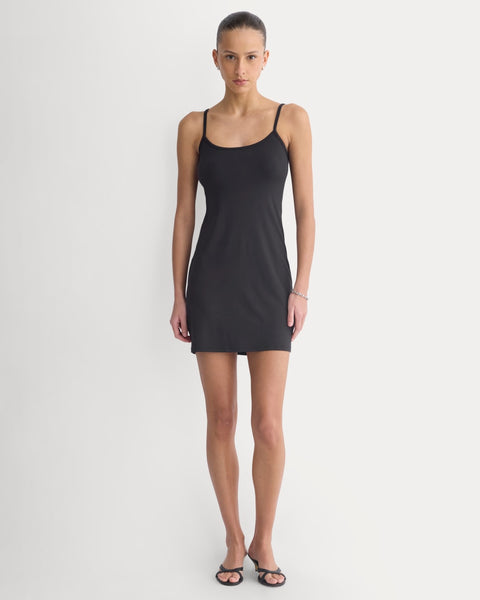 everlane ribbed mini dress The Ribbed Sweater Dress