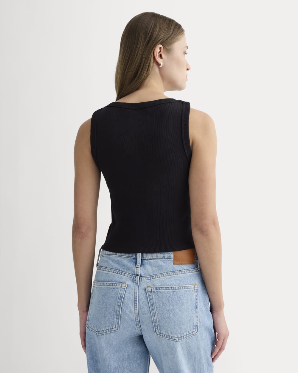 The Selfie Boatneck Tank | Black – Everlane