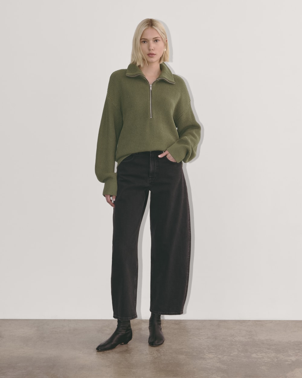 The Half-Zip in Everyday Cotton | Kalamata – Everlane