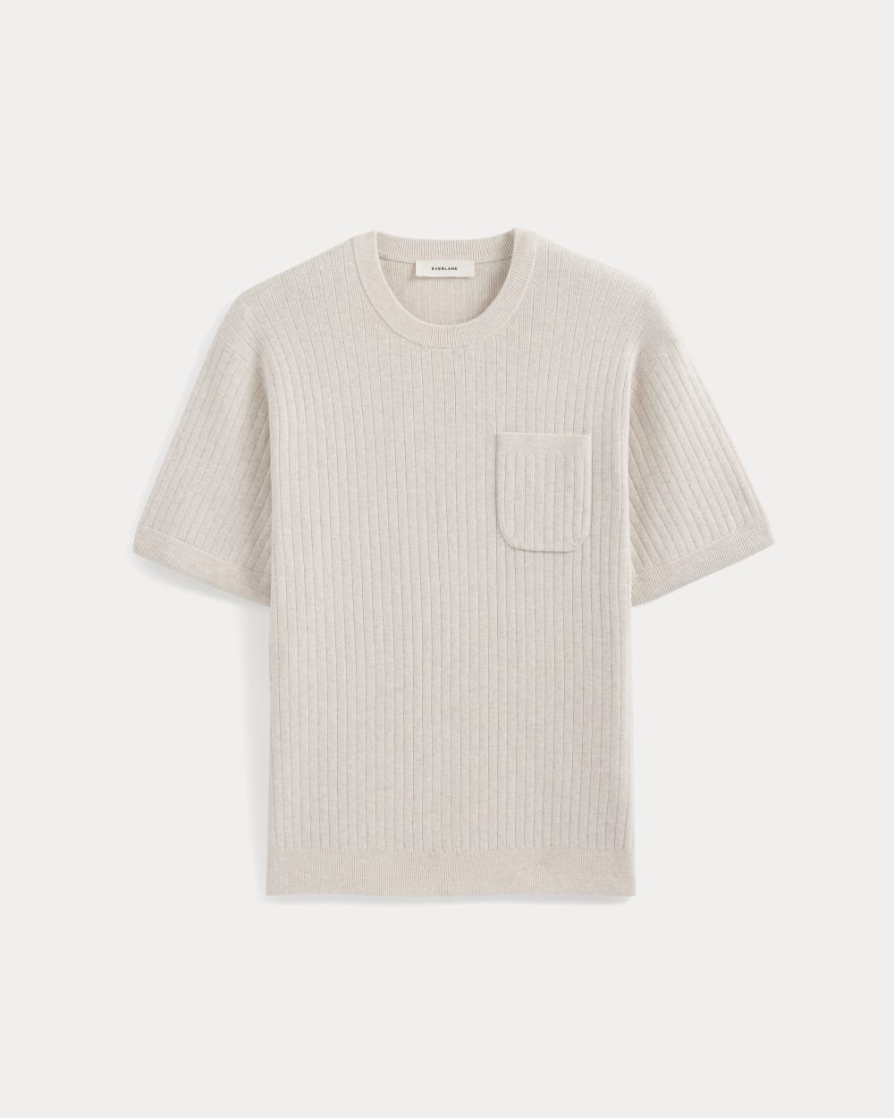 mens-textured-knit-tee-heathered-oat | primary