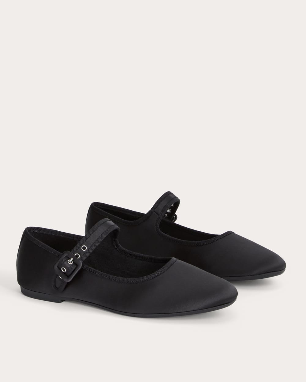 The Day Buckle Mary Jane | Black Satin – Everlane