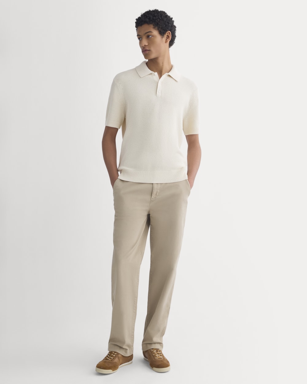 Seed Stitch Polo | Birch – Everlane