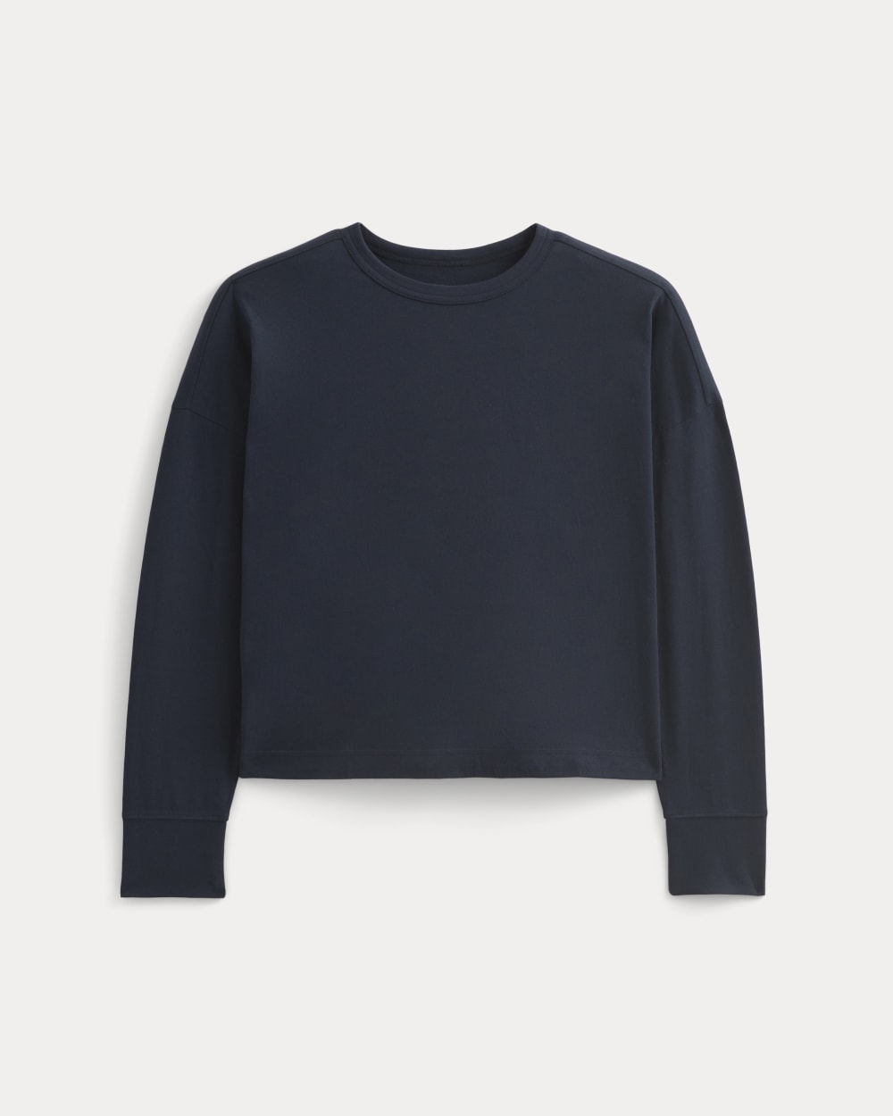 womens-oversized-crew-essential-cotton-deep-navy | alt