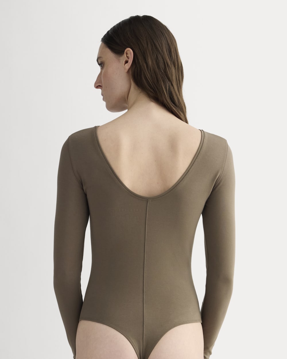 The Form Ballet Bodysuit Deep Taupe – Everlane - Main Image