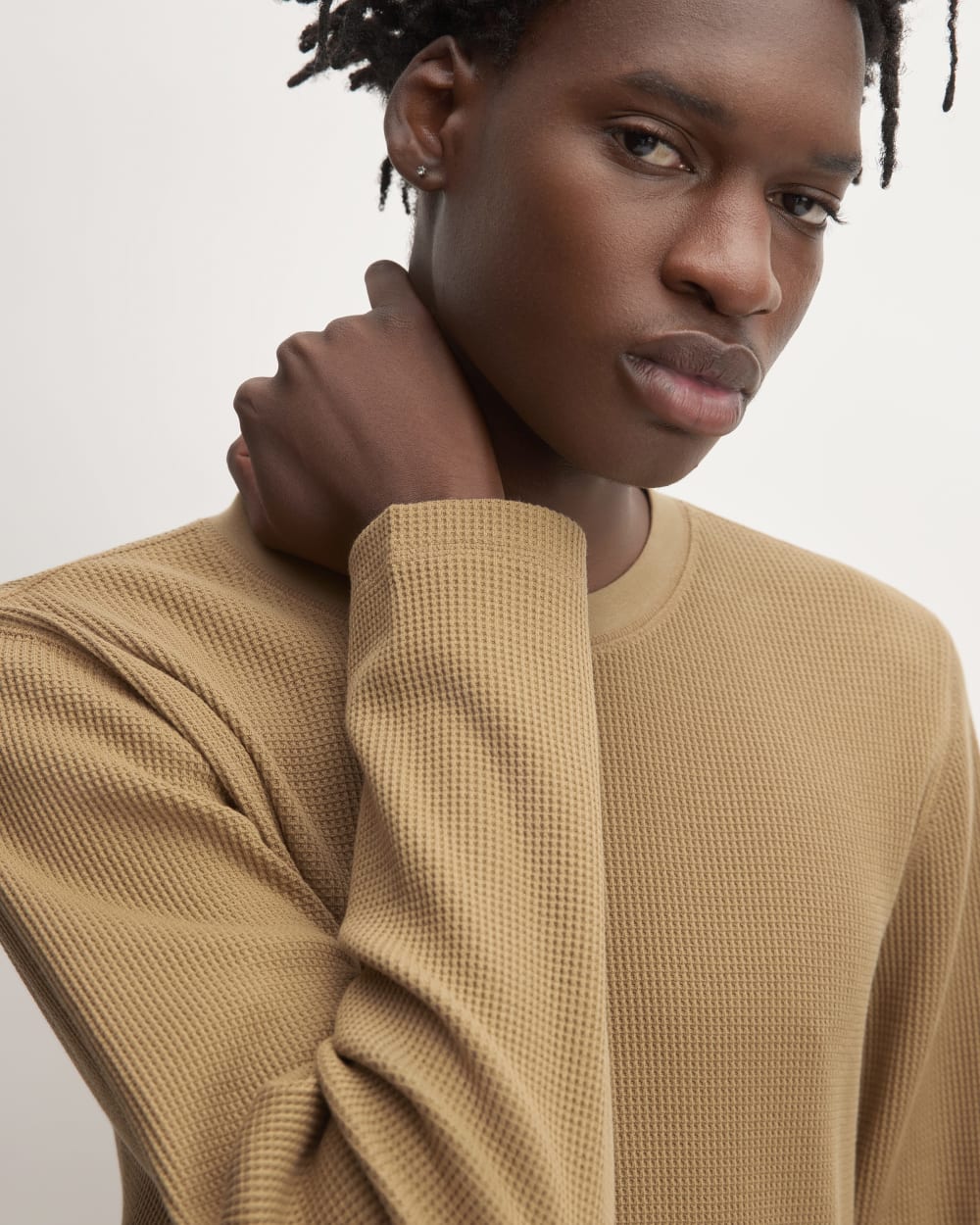The Waffle Long-Sleeve Crew | Toasted Coconut – Everlane