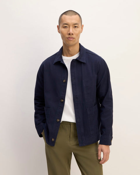 The Organic Cotton Chore Jacket | Navy – Everlane