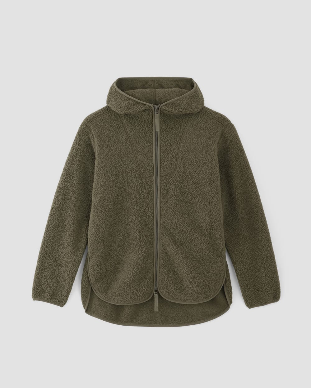 womens-renew-fleece-full-zip-hoodie-kalamata | alt
