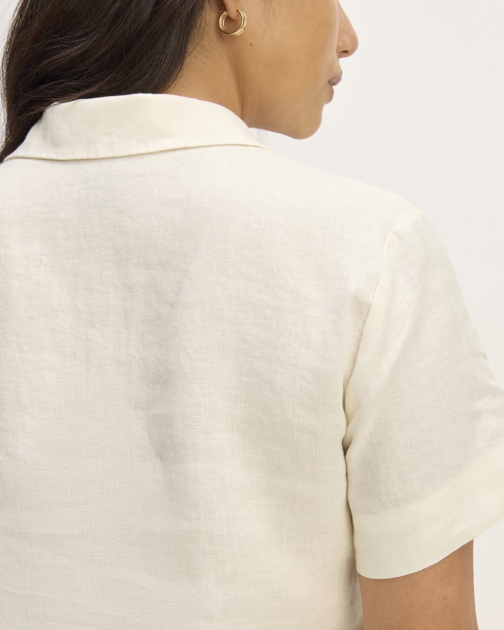 The Notch Shirt in Linen | Bone – Everlane