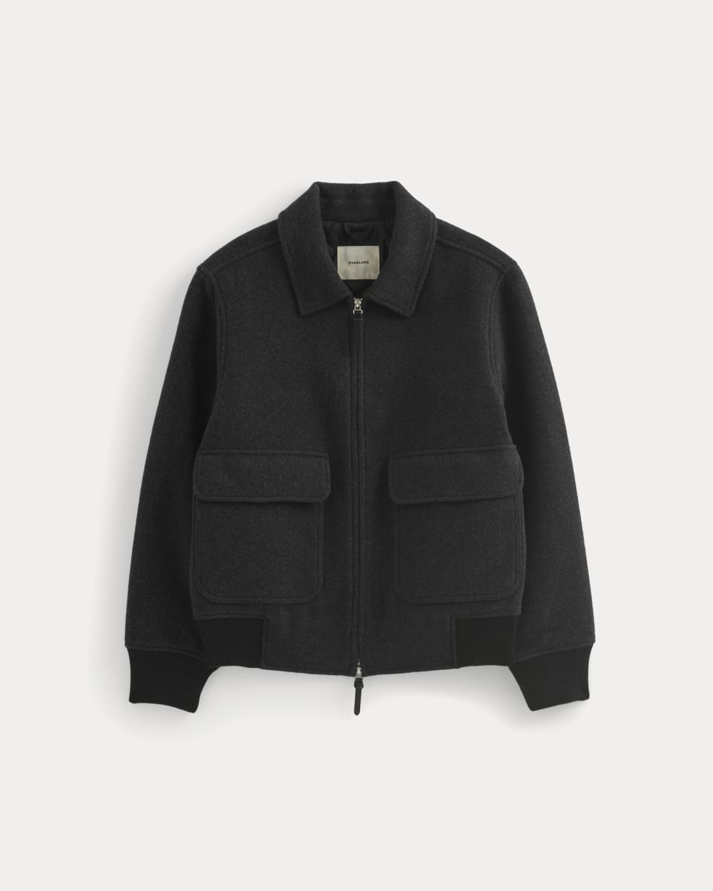 ReWool Flight Jacket | Heather Charcoal – Everlane