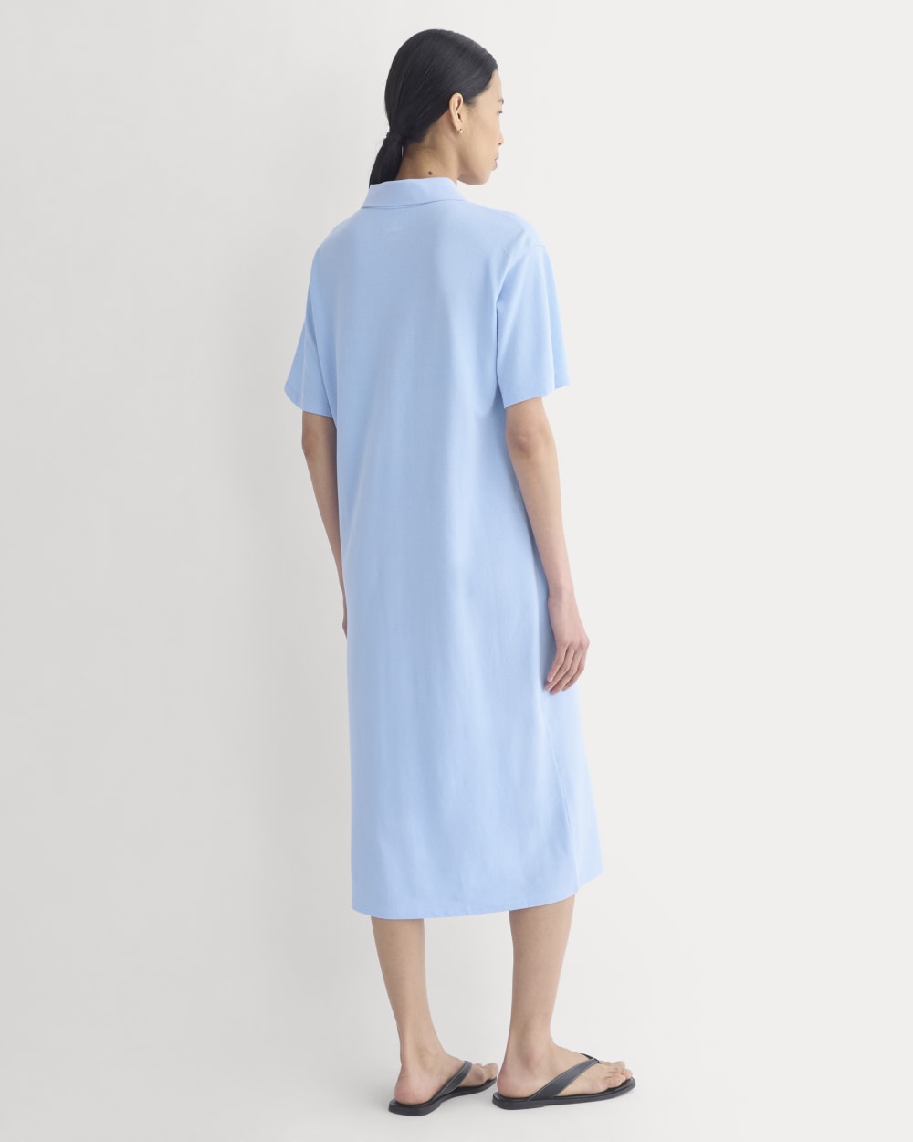 womens-pique-polo-short-sleeve-dress-open-air-blue