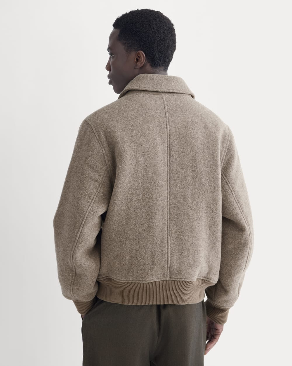 ReWool Flight Jacket | Heather Taupe – Everlane