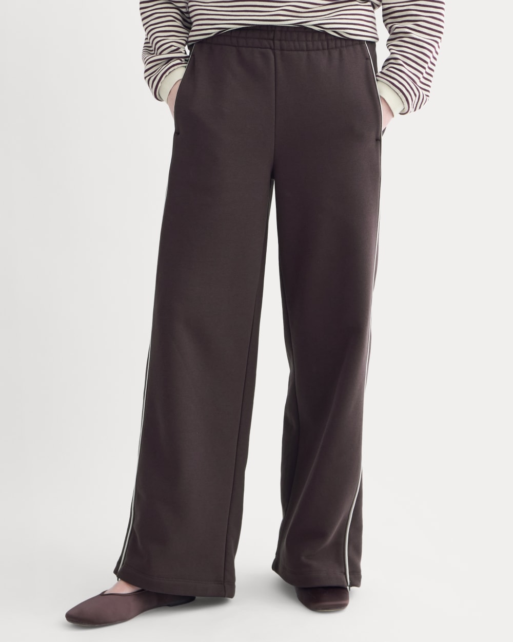 Luxe Fleece Track Pant | Dark Chocolate – Everlane